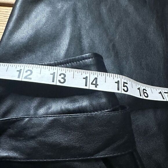 Paige pants faux leather vegan black 4 - Picture 7 of 10